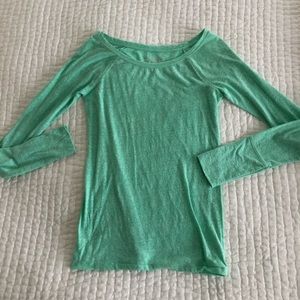 Mint Green Long Sleeve Tee